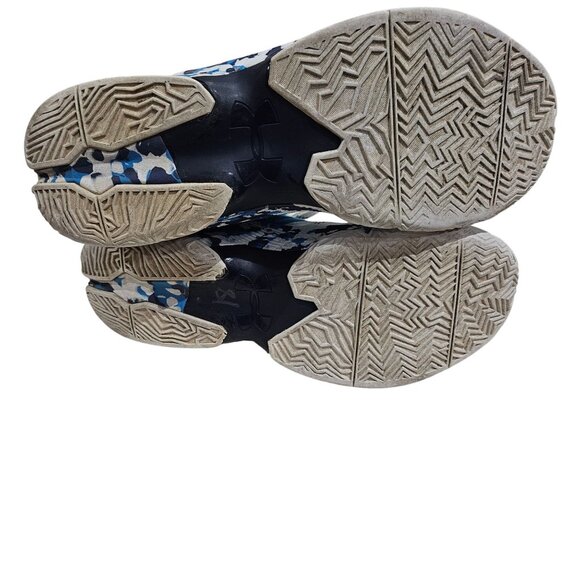 Under Armour SC30 Basketball Shoes Blue/White Size 9 Mens High-Top - Picture 5 of 6